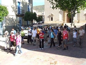 la ‘ruta del agua’ en Oria cerró el programa ‘por tu salud camina’ con 50 participantes