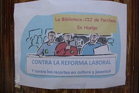 Simbólicos contrastes en la huelga a medio gas del Valle del Almanzora