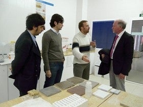 El Presidente del Instituto Superior deInvestigación y Capacitación  de Piedra de Francia, visita la comarca del Mármol