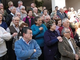 Mayores de Bayarque y Purchena en un encuentro en Aguadulce
