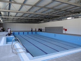 Las obras de la nueva piscina climatizada de Albox ya están finalizadas