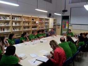 La marea verde del Almanzora y el levante almeriense se reactiva con una asamblea comarcal en la jornada de luto por la enseñanza pública