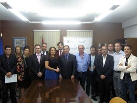 AEMA recibe a la delegada del Gobierno, Carmen Crespo