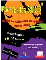 Noche terroríficamente divertida en la Biblioteca de Purchena