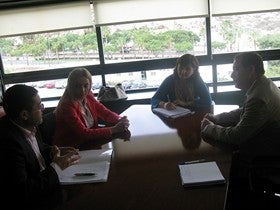 Educación y AEMA  acuerdan que Comercio Internacional y marketing son los ciclos formativos más necesarios en el Almanzora