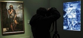 El Tiziano de Cantoria recuperado se exhibe ya al público
