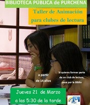 Taller de Animación para el Club de Lectura Juvenil de Purchena