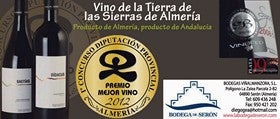 El mejor vino almeriense 2012 Tinto 'Dídacus barrica' de la bodega de Serón, presente en Cataluña