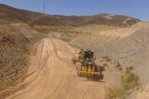 Primeros movimientos en los accesos de la variante de Albox en la autovía del Almanzora
