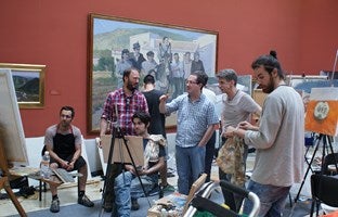 Todo preparado en el Museo Casa Ibáñez de Olula para el ‘III Curso de Realismo y Figuración’