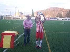 El olulense Ramón García, el futuro del fútbol almeriense