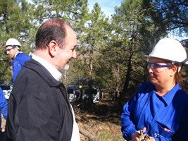 La Junta mejora el monte público El Conde, de Bacares, para prevenir incendios forestales