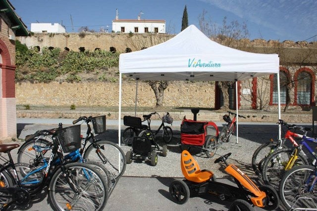 Equipamientos actuales de La Vía Verde del Almanzora ante su ampliación