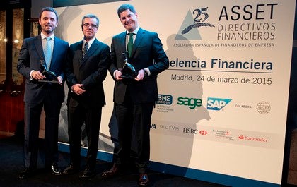 Los financieros de empresa españoles conceden a Grupo Cosentino el Premio a la Excelencia Financiera