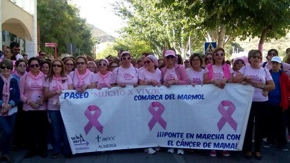 Más de 300 personas recorren las calles de Macael en la marcha ‘Mucho X Vivir’