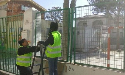 El ayuntamiento de Zurgena realiza pequeñas mejoras en los centros educativos