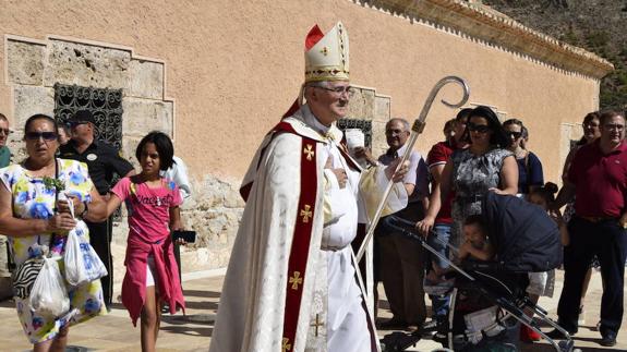 Centenares de romeros en esta cita conmemorativa en el Saliente de Albox