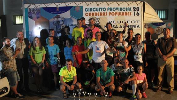 El Circuito Provincial de Carreras Populares recorre la Tíjola nocturna