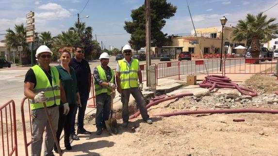 El ayuntamiento de Zurgena inicia las obras de la nueva rotonda en Avenida Andalucía