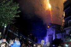 Espectáculo pirotécnico del pasado día 3 de enero en la Corredera Capuchinos. 