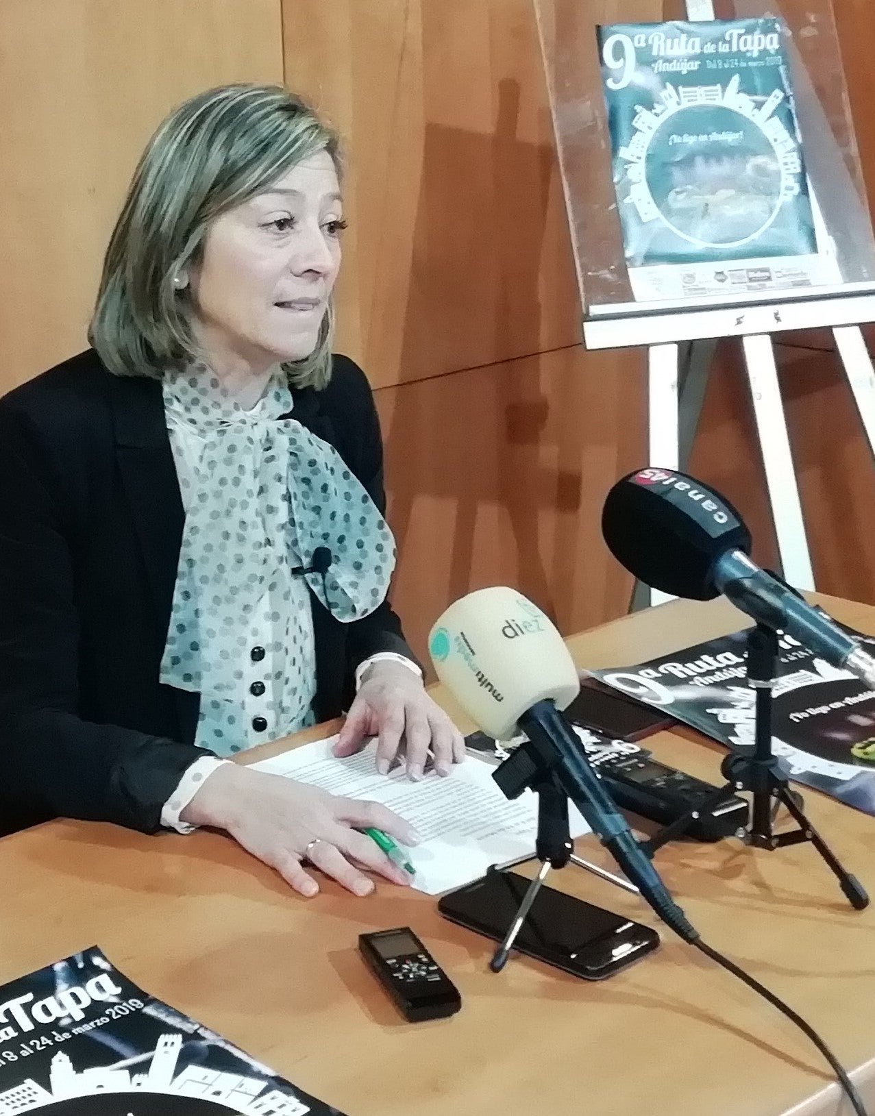 Encarna Camacho durante la presentación de la presente edición. 