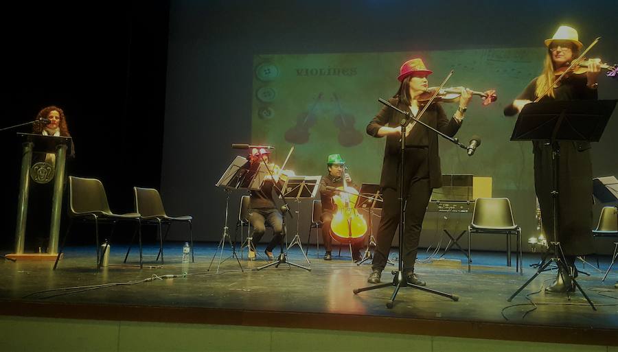 Concierto didáctico del Conservatorio el pasado viernes en el Teatro Principal. 