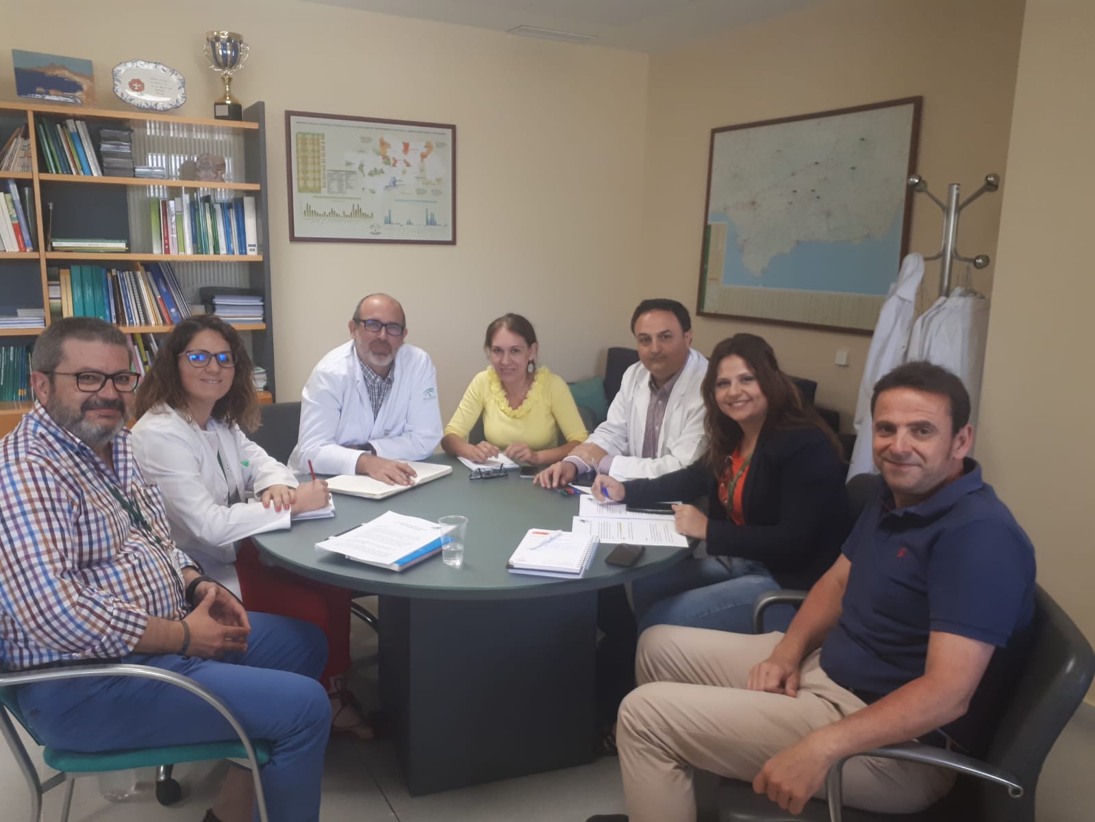 Inrtegrantes del comité técnico que se va a encargar de la organización de los actos conmemorativos. 