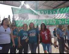 Integrantes del colectivo en una de las movilizaciones. 