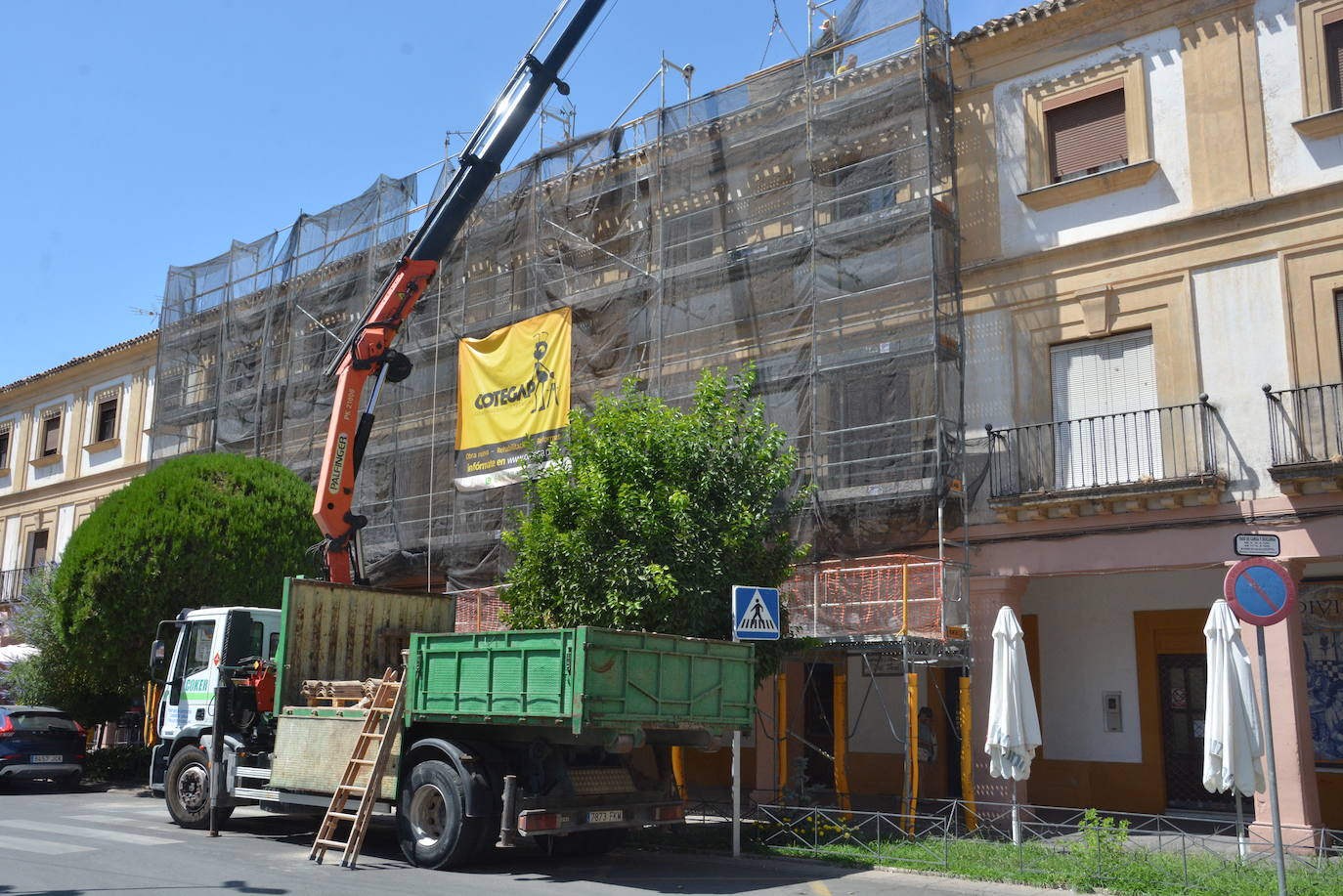 La empresa Cotegag está realizando los trabajos. 