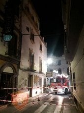 Corte de la calle. 
