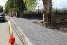 Obras en los aledaños del Cementerio. 