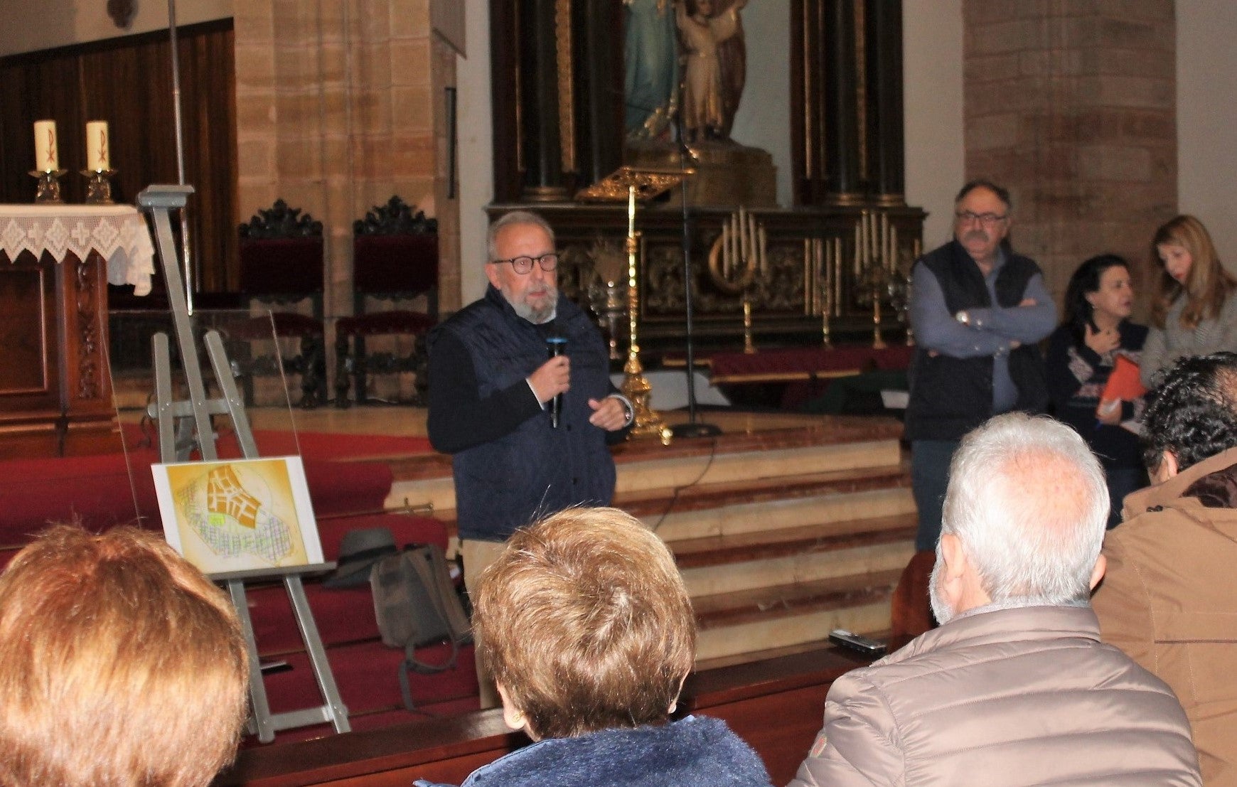 Luis Pedro Pérez, durante su charla. 