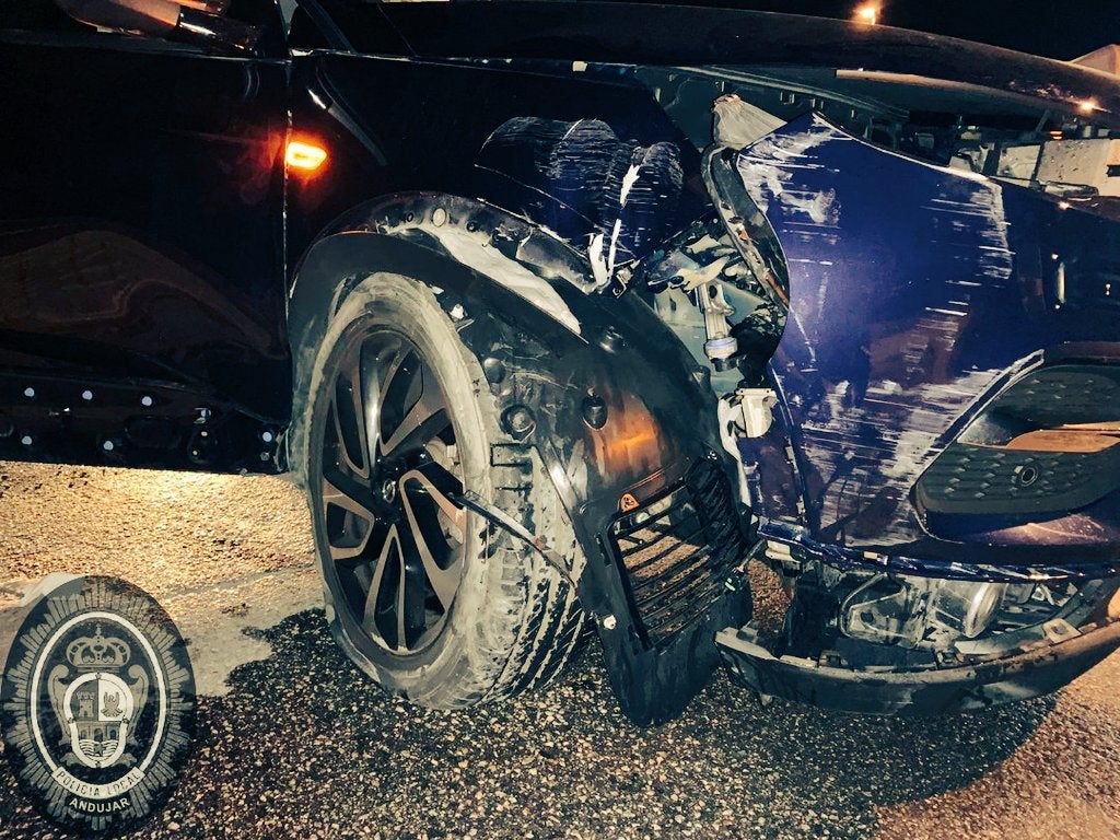 Estado en el que quedó el coche. 