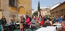 Convivencia de la asociación vecinal en Don Gome con motivo del Día de Andalucía. 