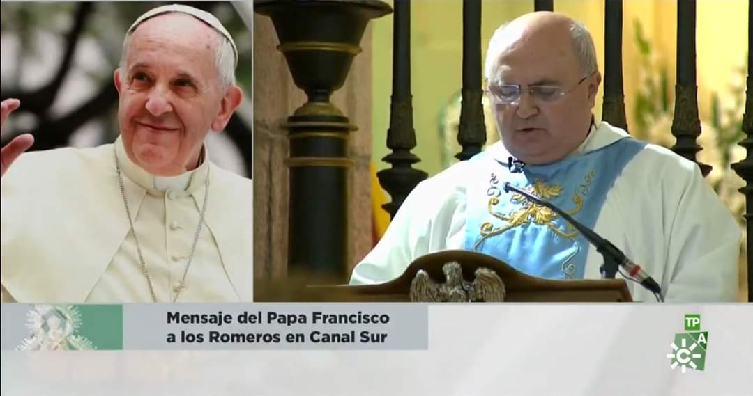 Instate en que se emite el mensaje del Papa. 
