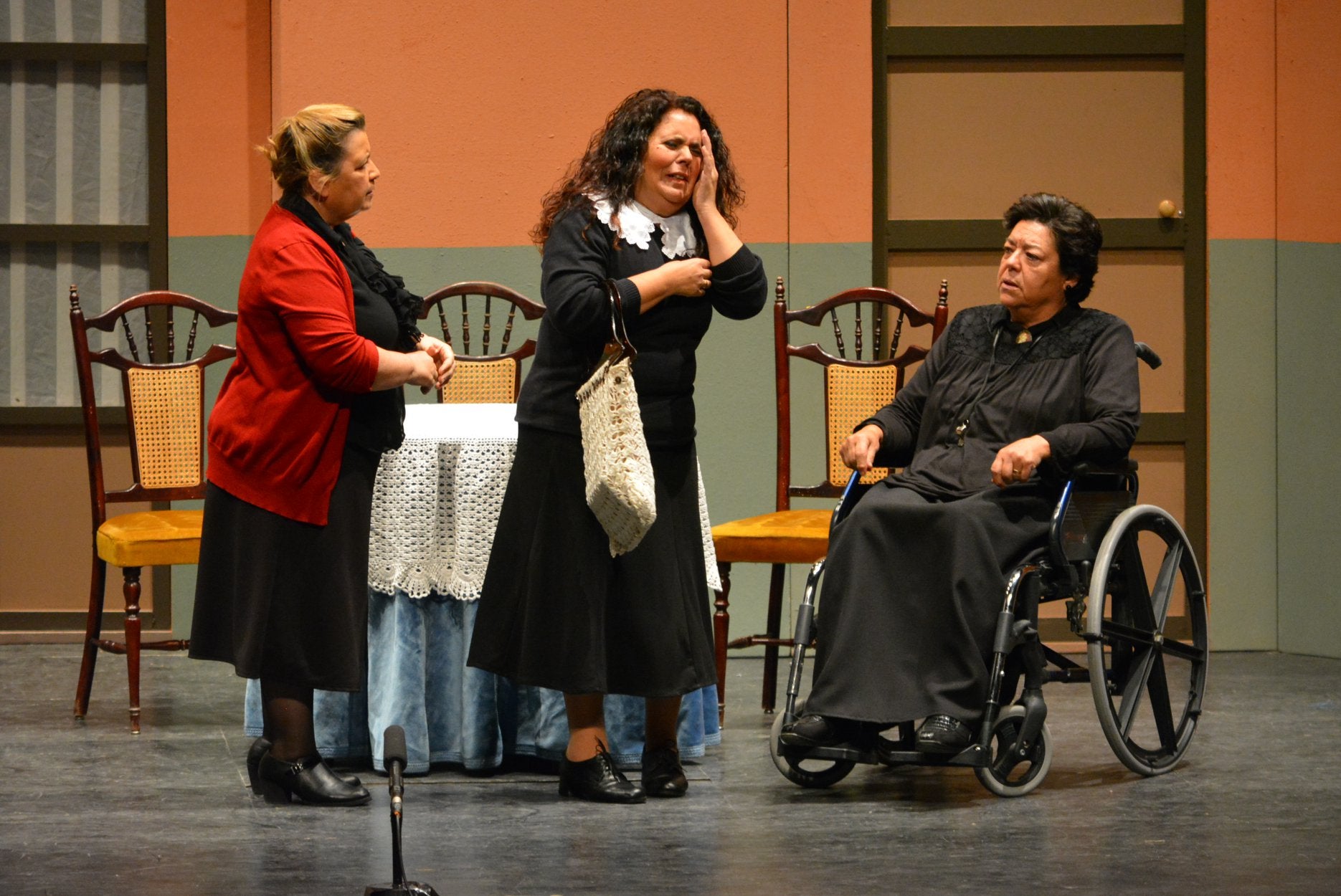Representación de una obra en el Teatro Principal iliturgitano. 