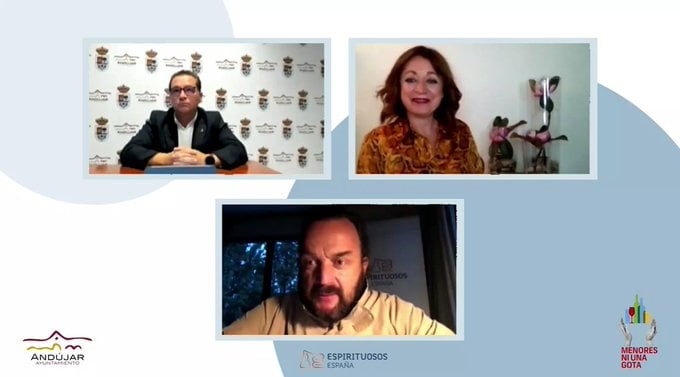 Instante de la charla virtuaL. 