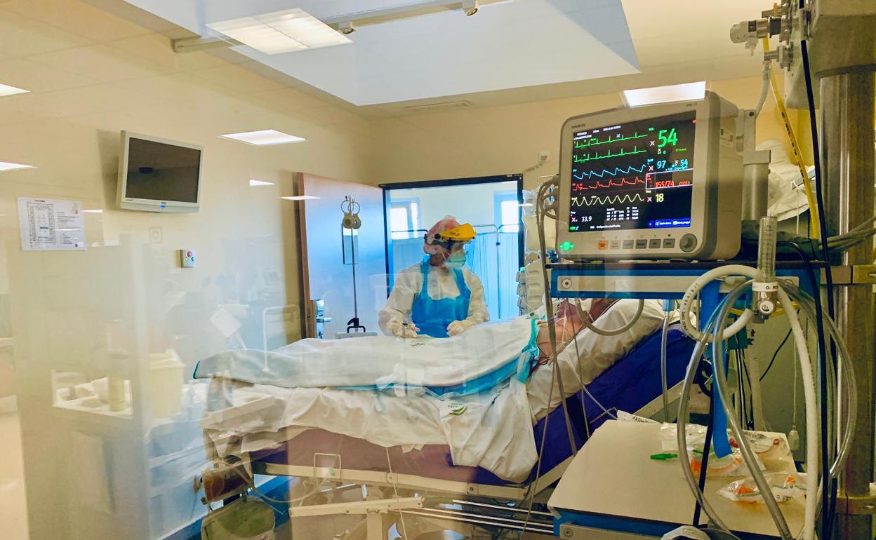 Unidad de críticos del hospital.