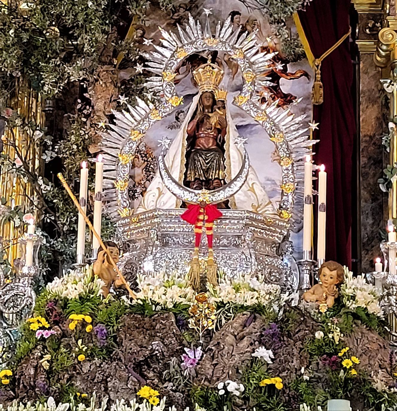 La Virgen de la Cabeza se asemejó a su imagen más primitiva. 