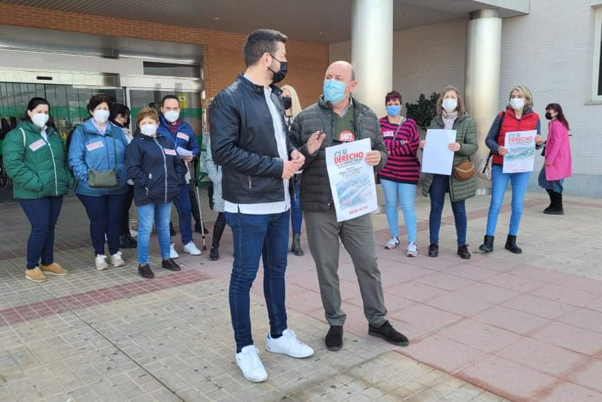 Francisco Cantero y Manuel Salazar, en primer término.
