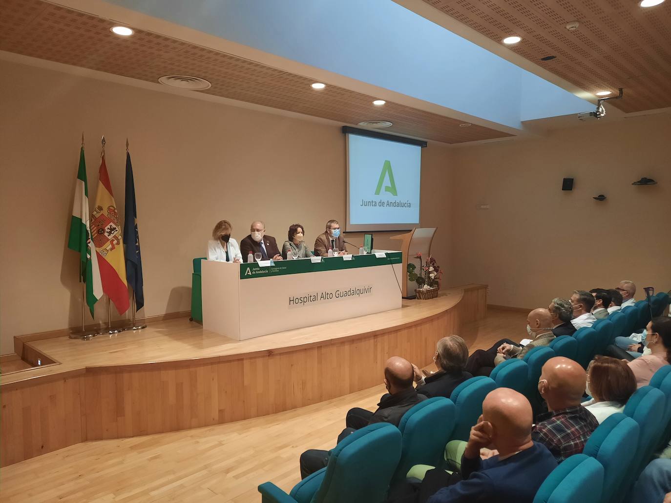 Acto de presentación de Lucrecia Sánchez. 