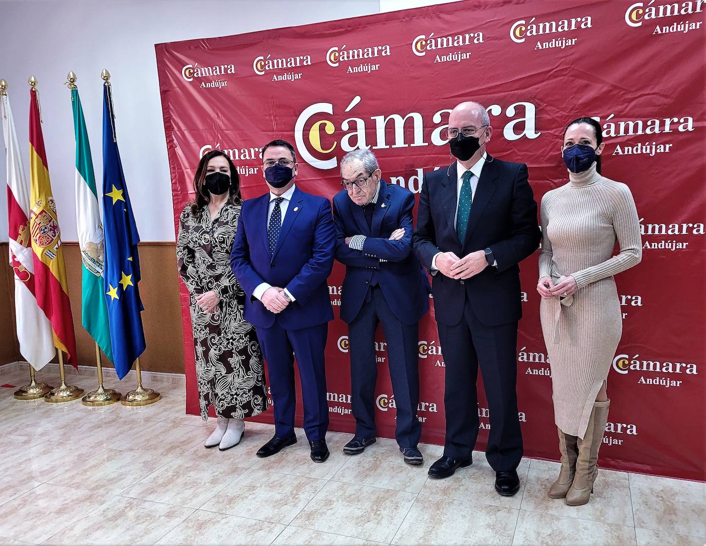 Catalina Madueño, Pedro Luis Rodríguez, Eduardo Criado, Javier Sánchez y Maribel Lozano. 