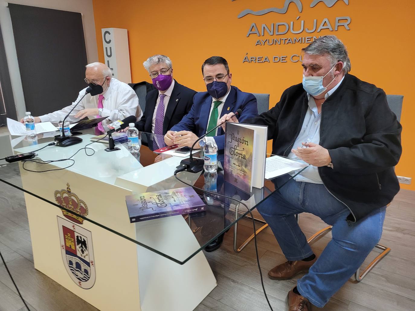 Alfonso Soto, Manuel Barea, Pedro Luis Rodríguez y Francisco José Calzado. J. C. González 