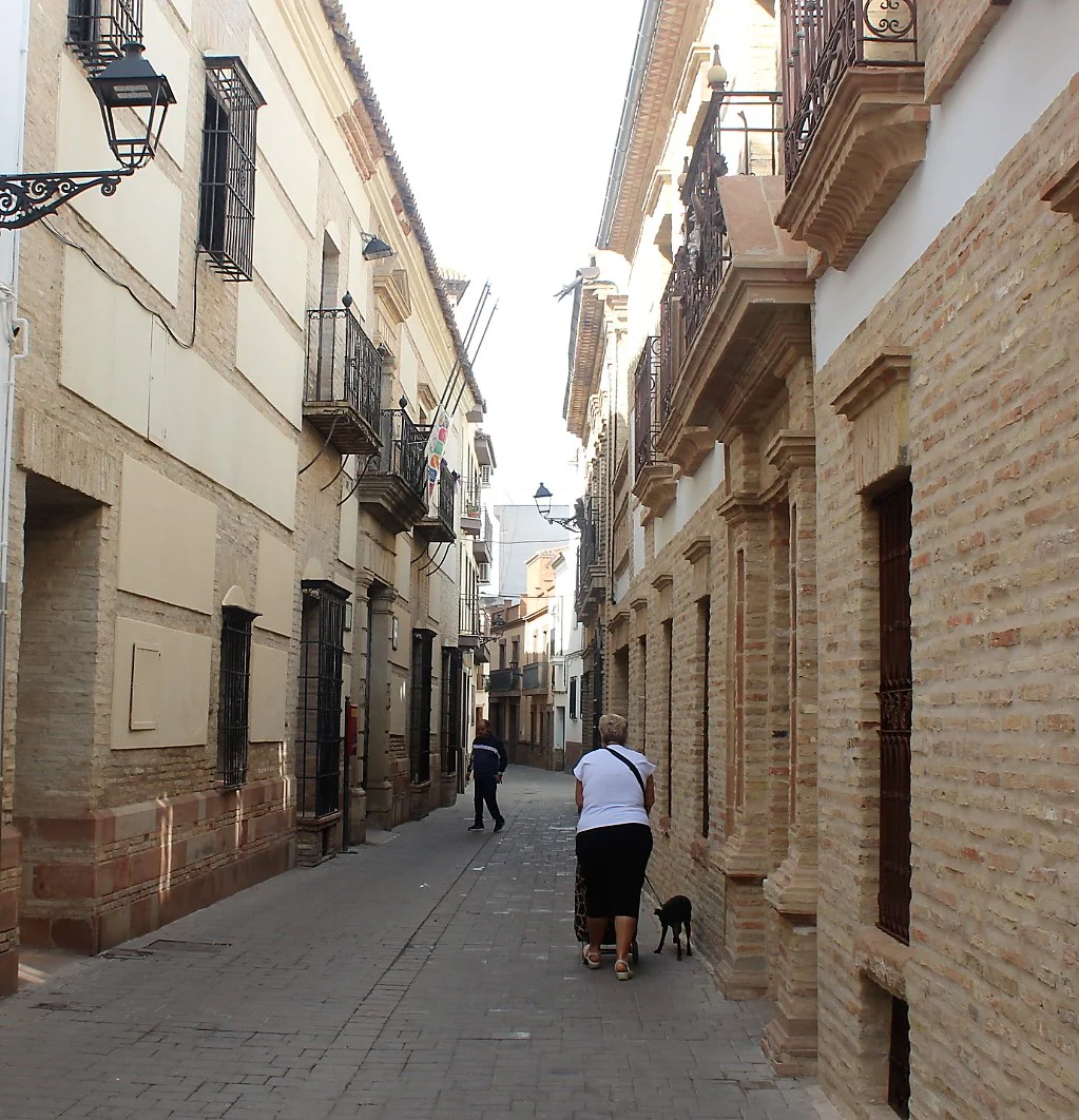 Calle Maestras, ubicada en el casco histórico. 