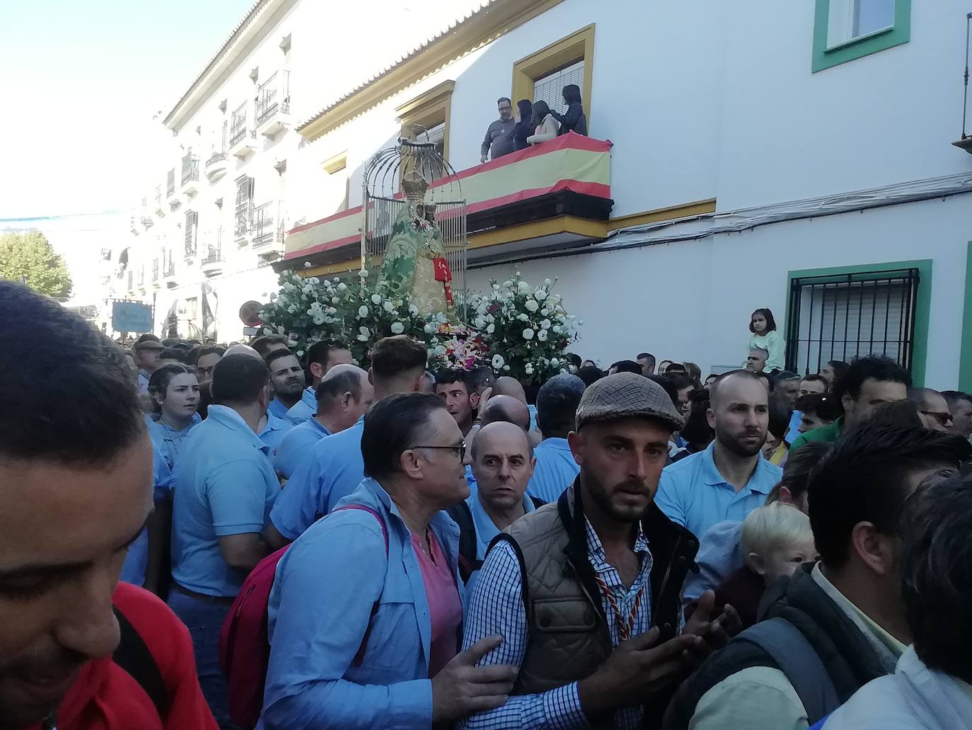 Religión: La Virgen de la Cabeza abandona Andújar y emprende el camino al Santuario