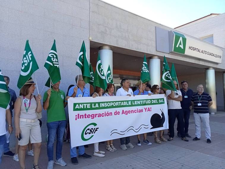 CSIF exige la pronta integración del hospital Alto Guadalquivir en el SAS