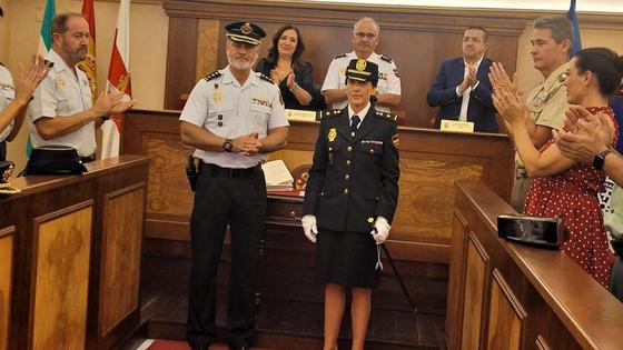 María Dolores Regidor, nueva jefa de la Policía Nacional de Andújar