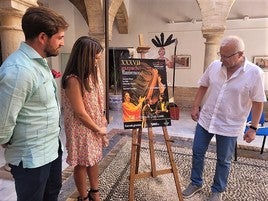 Sebastián Vilches, Azucena Cepedello y Antonio Gómez.
