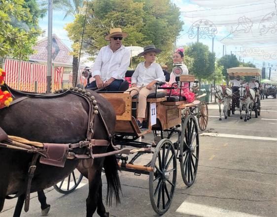 Enganches esta mañana en el ferial.
