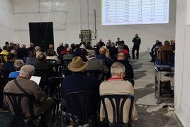 Charla sobre prevención de robos a los cooperativistas.